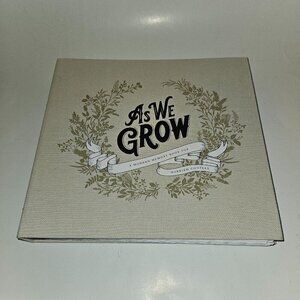 As We Grow Modern Memory Book Married Couples Wedding Shower Album NEVER USED